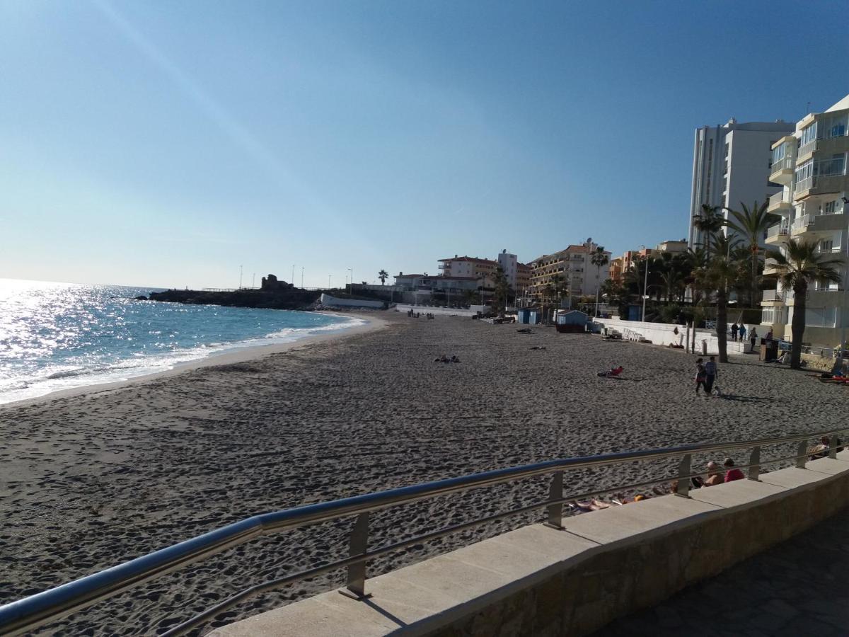 Playa Torrecilla Piscina Centro 2 Habitaciones Nerja Exteriör bild